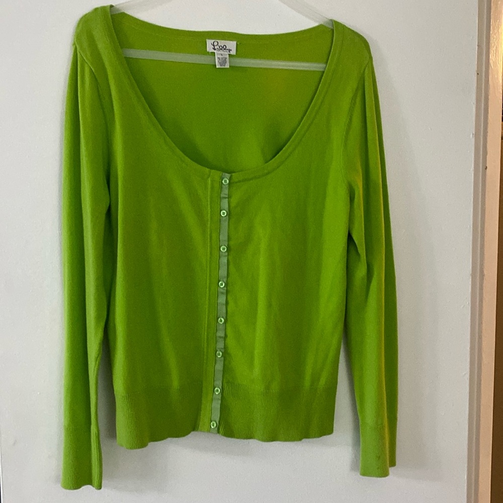 Lilly Pulitzer Sweater - Green - Gently used - size large